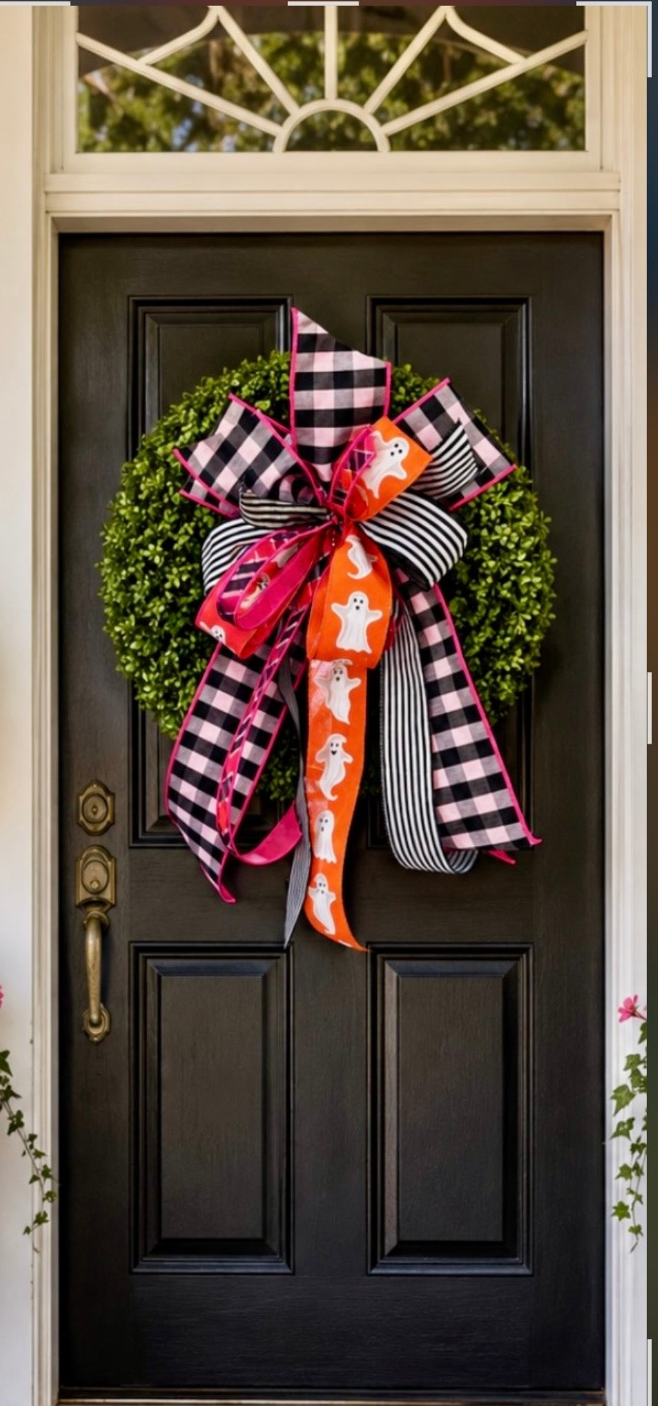 Pretty in Pink Halloween Designer Bow