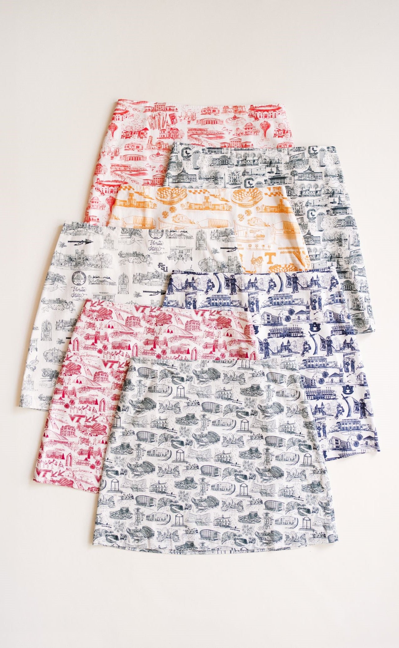 Langley Skirt Tennessee Orange & White