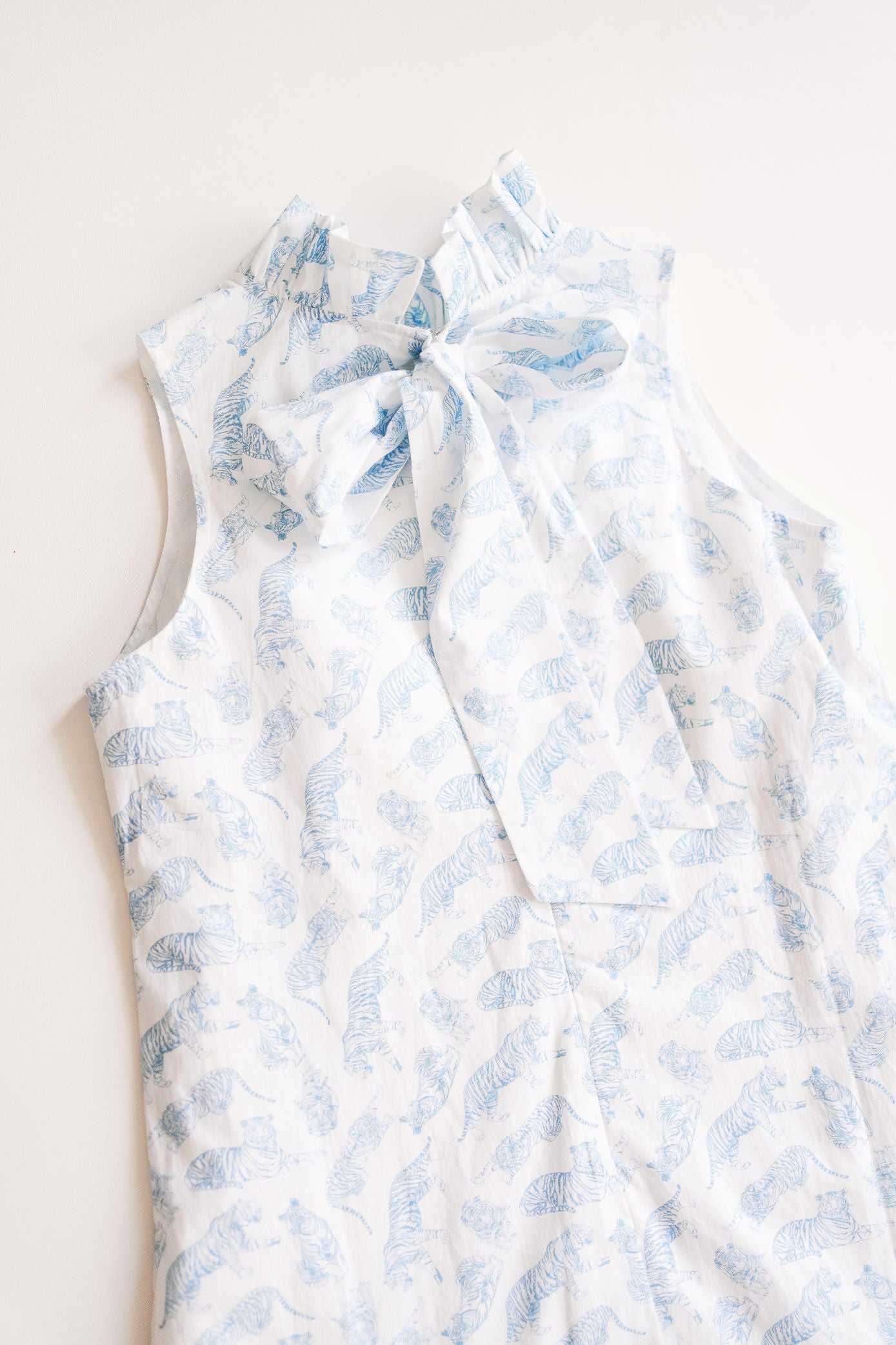 Caroline Dress Blue Tiger