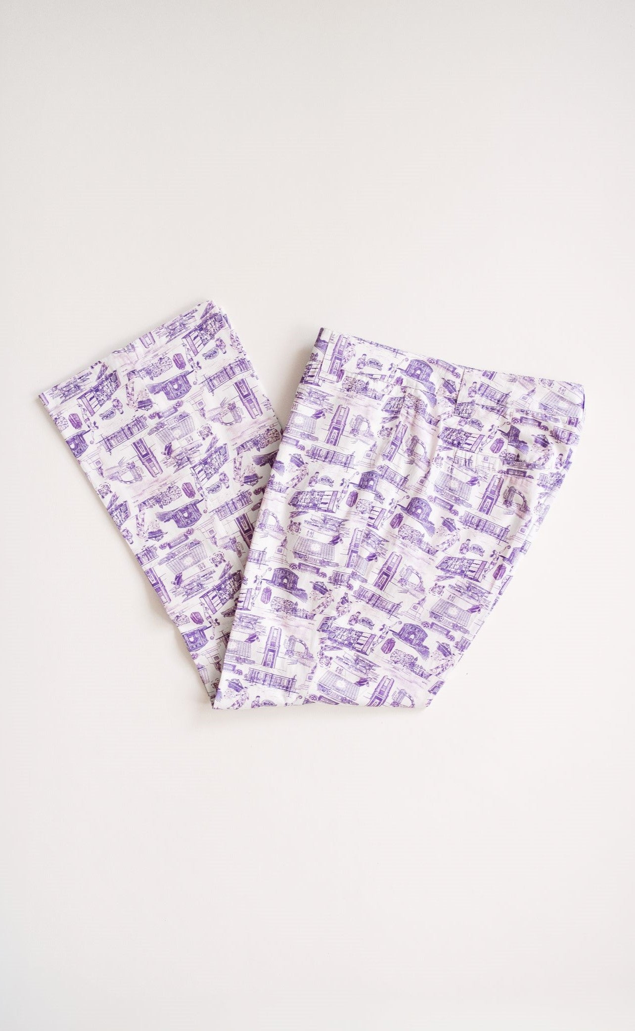 Rutledge Kick-Flare Pant Clemson Purple & White