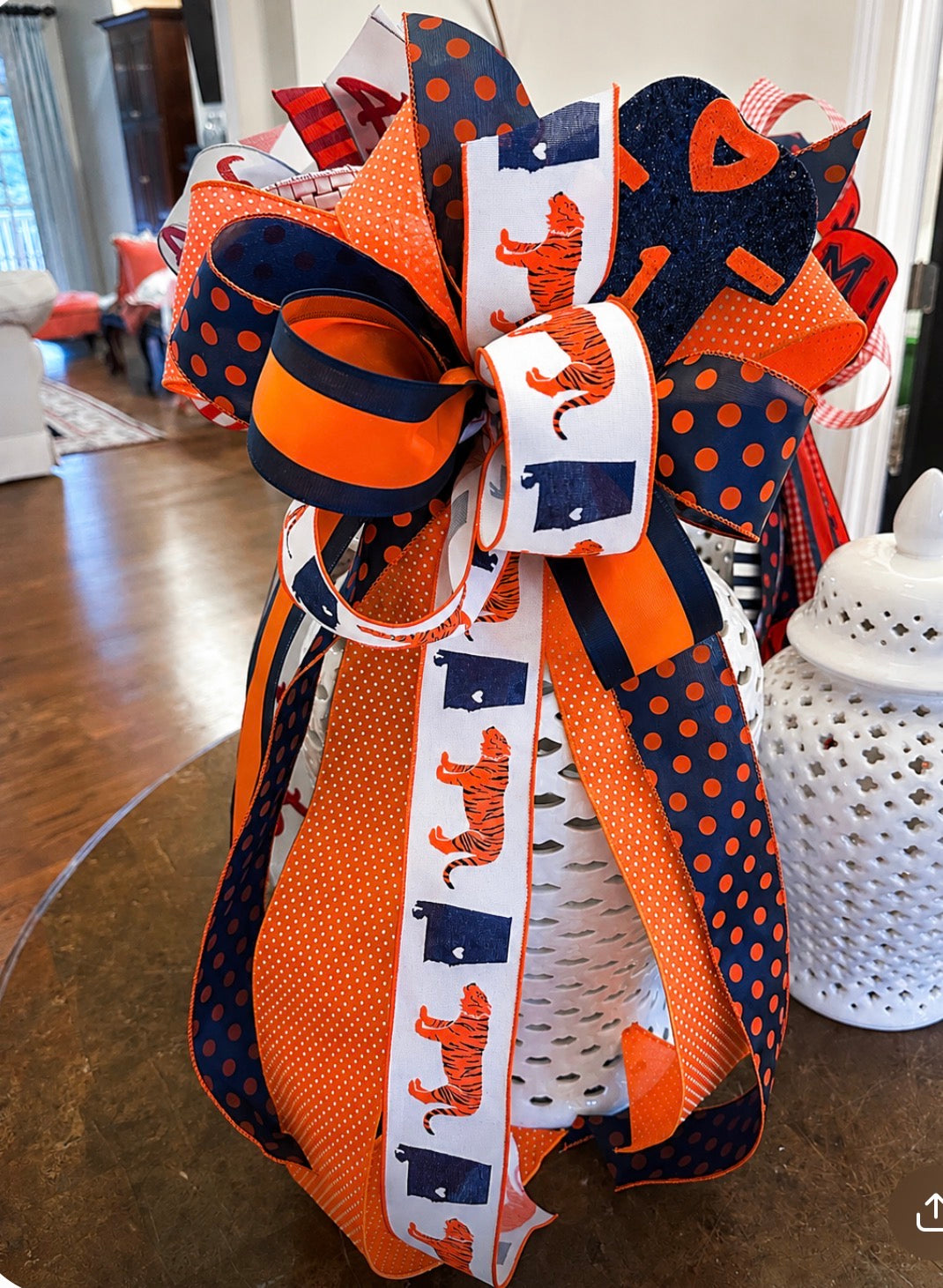 Auburn Game Day Bow