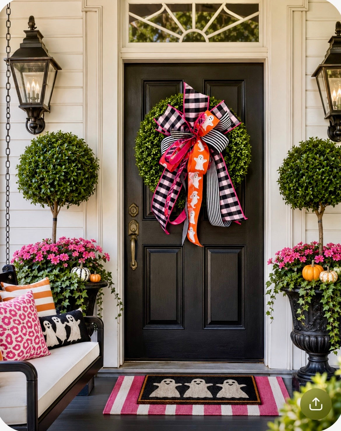 Pretty in Pink  Halloween Designer Bow