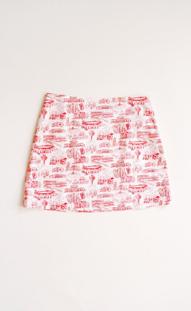 Langley Skirt Ole Miss Red & White