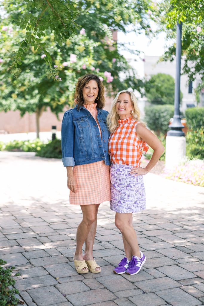 Langley Skirt Clemson Purple & White