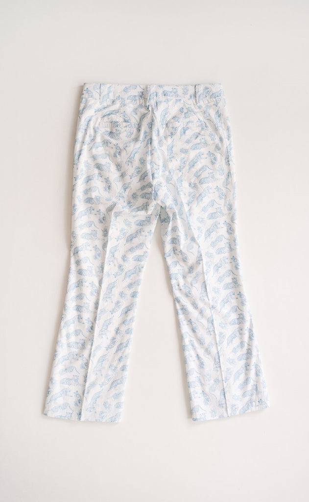 Rutledge Kick-Flare Pant Blue Tiger