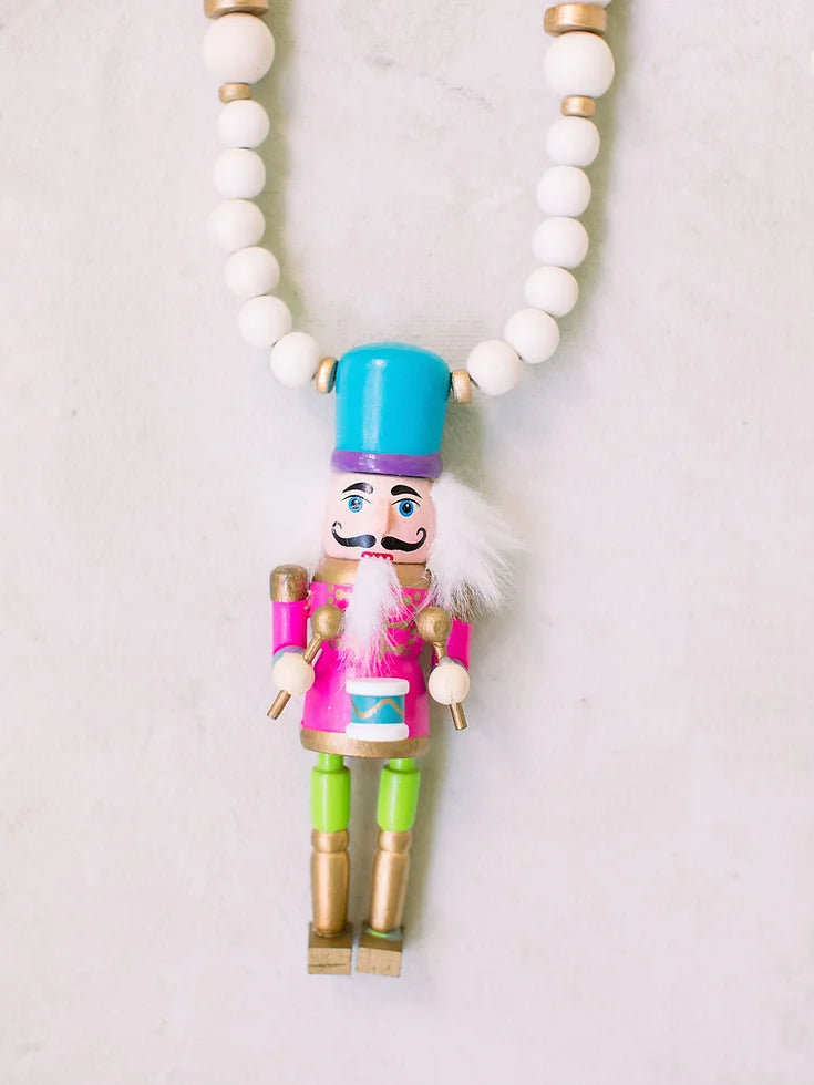 Pink Nutcracker Necklace